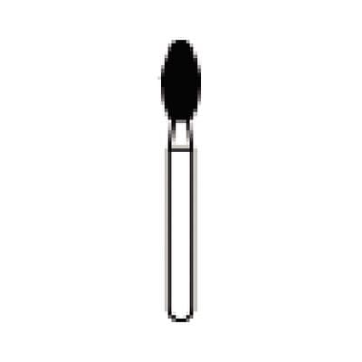 NTI Diamond Bur, FG, Football, #F369, 2.5 mm, Fine, Red, 5/Pk, F369-025 thumbnail 13