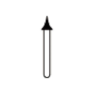 NTI Diamond Bur, FG, Interproximal, #F833, 3.1 mm, Fine, Red, 5/Pk, F833-031 thumbnail 9