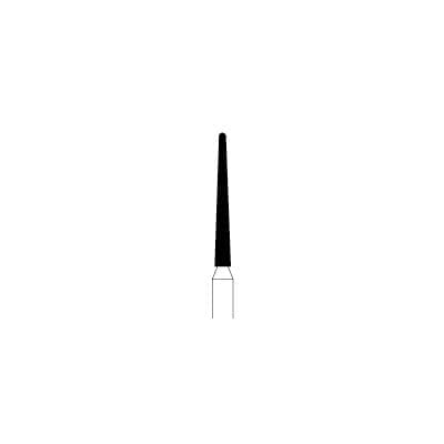 NTI Diamond Bur, FG, Round End Taper, #F850-012, 1.2 mm, Fine, Red, 5/Pk, F850-012 thumbnail 9