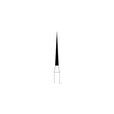 NTI Diamond Bur, FG, Needle, #SF859, 1.0 mm, Super Fine, Yellow, 5/Pk, SF859-010 thumbnail 10