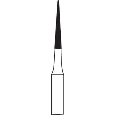 NTI TDF Series Diamond Bur, FG, TDF9, #135-014, Fine, Red, Cone, 5/Pk, F135-014 thumbnail 16