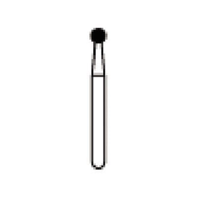 NTI Diamond Bur, FG, Round, #SC801-018, 1.8 mm, Super Coarse, Black, 5/Pk, SC801-018 thumbnail 11