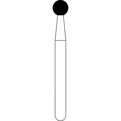 NTI Diamond Bur, FG, Round, #801, 2.3 mm, Super Coarse, Black, 5/Pk, SC801-023 thumbnail 10