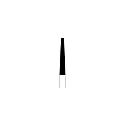 NTI Diamond Bur, FG, Taper Flat End, #SC848-016, 1.6 mm, Super Coarse, Black, 5/Pk thumbnail 12