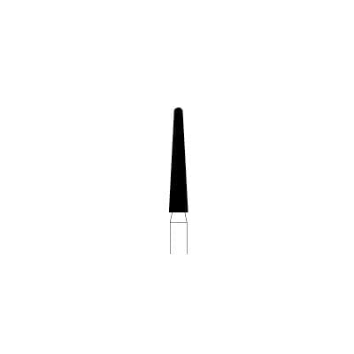 NTI Diamond Bur, FG, Round End Taper, #M850-018, 1.8 mm, Medium Grit, Gray, 5/Pk thumbnail 9