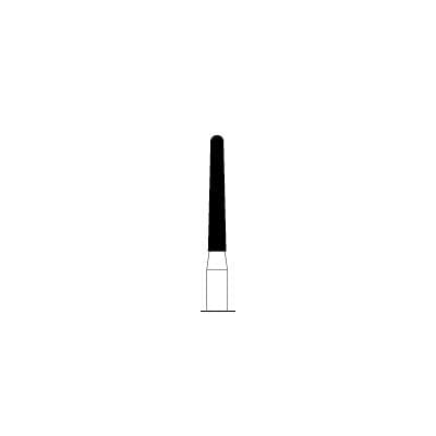 NTI Diamond Bur, FG, Long Round End Taper, #856L-014, 1.4 mm, Medium Grit, 5/Pk, M856L-014 thumbnail 8