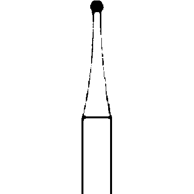 SS White Surgical Length Round Carbide Burs, FG #2, 1.0 mm Head, 5/Pk, 14002-5 thumbnail 15