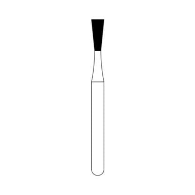 NTI® FG Diamond Bur, Medium Grit, Long Inverted Cone, #807-016, 1.6 mm Diameter, 4.0 mm Length, 5/Pk thumbnail 8