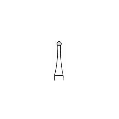 Meisinger Tungsten Carbide Bur HM1-010-HP, Round #2, 1.0 mm Head, Handpiece, 5/Pkg thumbnail 8