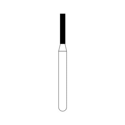 NTI Diamond Bur, FG, Cylinder Flat End, #C836-010, 1.0 mm, Coarse, Green, 5/Pk thumbnail 16