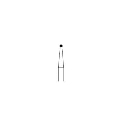 SS White Standard Operative Carbide Bur, HP, Round, #1, 0.8 mm Head Diameter, 10/Pk, 14823 thumbnail 17
