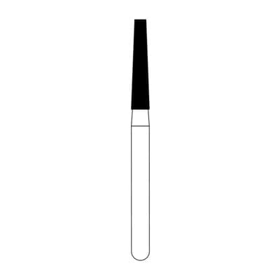 NTI Diamond Bur, FG, Flat End Taper, #847-016, 1.6 mm, Super Coarse, Black, 5/Pk, SC847-016 thumbnail 15