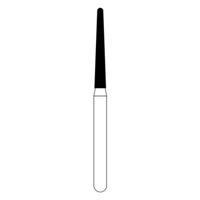 NTI Diamond Bur, FG, Round End Taper, #F850-014, 1.4 mm, Fine, Red, 5/Pk thumbnail 12