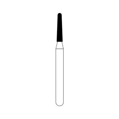 NTI Diamond Bur, FG, Round End Taper, #SC855-012, 1.2 mm, Super Coarse, Black, 5/Pk thumbnail 15