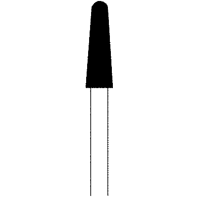 NTI Diamond Bur, FG, Round End Taper, #856-025, 2.5 mm Head Diameter, 8.0 mm Head Length, Fine Grit, Red, 5/Pk, F856-025 thumbnail 12