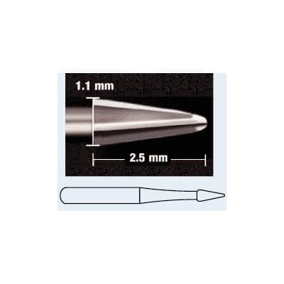 SS White Fissurotomy Original Taper Fissure Carbide Bur, FG, 1.1 mm, 10/Pk, 18010 thumbnail 18