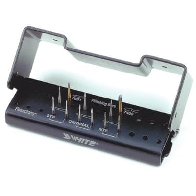 SS White Fissurotomy Diagnostic & Finishing Bur Kit, 18007, 3 Original + 3 Micro NTF + 3 Micro STF Burs, 2 Finishing Burs, Autoclavable Bur Block thumbnail 9