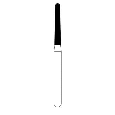 NTI Diamond Bur, FG, Long Round End Taper, #856L-014, 1.4 mm, Medium Grit, 5/Pk, M856L-014 thumbnail 9