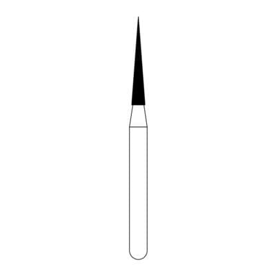 NTI Diamond Bur, FG, Needle, #858-012, 1.2 mm, Fine, Red, 5/Pk, F858-012 thumbnail 12