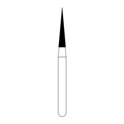 NTI Diamond Bur, FG, Needle, #F858-014, 1.4 mm, Fine, Red, 5/Pk thumbnail 16