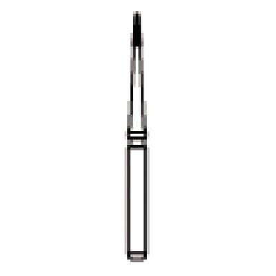 NTI TDF Series Carbide Bur, FG, TDF-3UF, Safe End, 0.8 mm, 30 Flute, White, 5/Pk, H132-008UF thumbnail 10