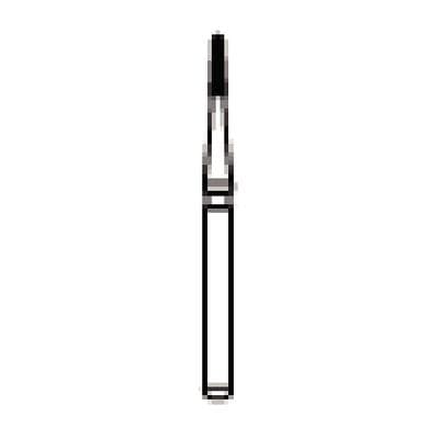 NTI Trimming & Finishing Carbide Bur, 30-Flute, FG, Bullet, Ultrafine, White, #7801-UF (OA-2), 0.9 mm, 5/Pkg, H247-009UF thumbnail 8