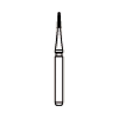 NTI Trimming & Finishing Carbide Bur, 30-Flute, FG, OA-3UF (H247-007UF), White Ring, 0.7 mm Head, 5/Pkg thumbnail 7