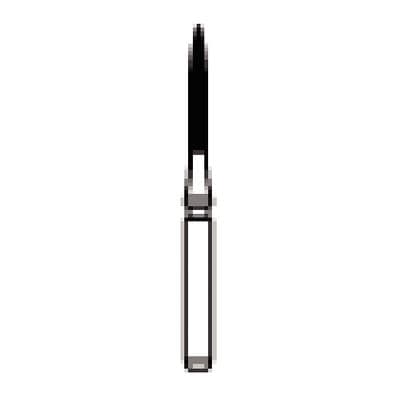 NTI 12-Fluted Trimming & Finishing Carbide Burs, FG, Long Flame, #H48L-010, 1.0 mm, Red, 5/Pk thumbnail 17