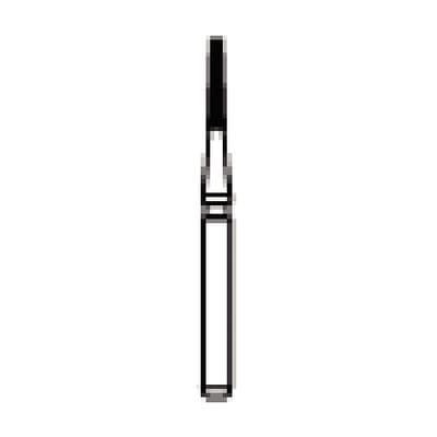 NTI® Trimming & Finishing Carbide Bur, 12 Flute, FG, Flat End Taper, #7702, 1.0 mm Diameter, Red Ring, 5/Pkg, H377-010 thumbnail 7