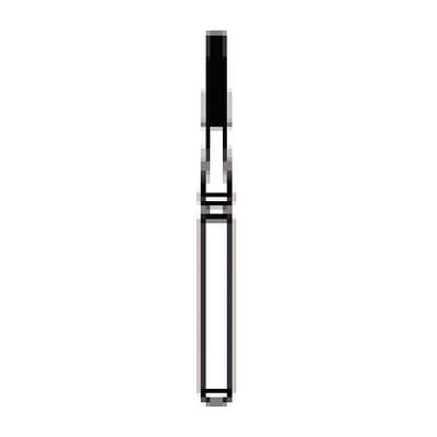 NTI Trimming & Finishing Carbide Bur, 12-Flute, FG, Flat End Taper, #7713, 1.2 mm, Red, 5/Pkg thumbnail 7
