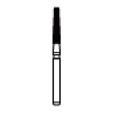 NTI Trimming & Finishing Carbide Bur, Flat End Taper, 12-Flute, FG, Red, #H375-016, 1.6 mm, 5/Pkg thumbnail 7