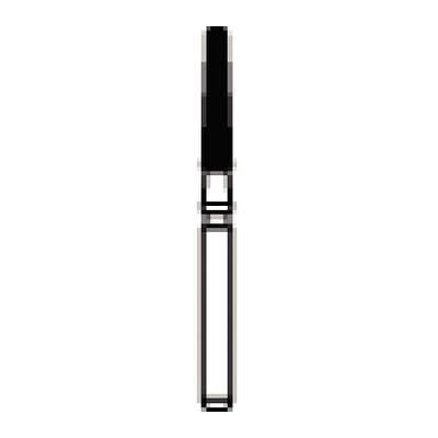 NTI Trimming & Finishing Carbide Bur, 12-Flute, FG, Flat End Taper, #H336-016, 1.6 mm, Red, 5/Pkg thumbnail 7