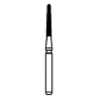 NTI Trimming & Finishing Carbide Bur, #7653, Round End Taper, 12-Flute, FG (Friction Grip), Red, 1.2 mm Head Diameter, 5/Pkg, H375R-012 thumbnail 12