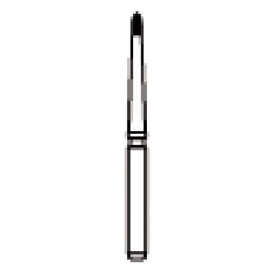 NTI Trimming & Finishing Carbide Bur, 12-Flute, Beveled Cylinder, FG, 0.9 mm, Red, H248-009, 5/Pkg thumbnail 6