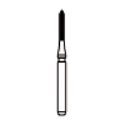 NTI Trimming & Finishing Carbide Bur, Beveled Cylinder, FG, #H282-009, 0.9 mm, Red, 5/Pkg thumbnail 6