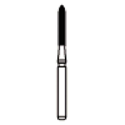 NTI Trimming & Finishing Carbide Bur, 12-Flute, FG, Parallel Bevel, Red, #H283-012, 1.2 mm Head Diameter, 5/Pkg thumbnail 9