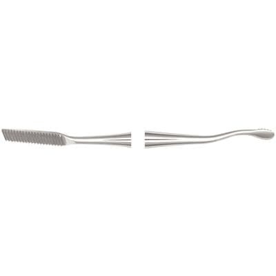 Hu-Friedy #64 Miller Bone File, Double-Ended, Straight-Cut, #522 Hexagon Handle, 6.2mm/4.8mm Working Ends, 1 Each thumbnail 10