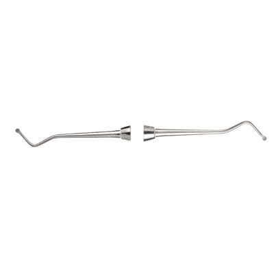 Nordent Excavator #1 Spoon, Double-Ended, 1.2 mm Head Size #17, Standard Handle, Stainless Steel, REC1 thumbnail 6