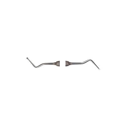 Nordent Excavator #11, Long Shank Spoon, Double End, 1.2 mm Head Size #17, Medium Round Handle, Stainless Steel, REC11 thumbnail 2