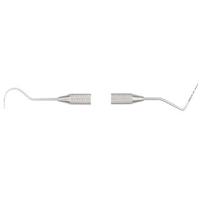 Hu-Friedy Expro 23/QOW Double-Ended Explorer/Probe, Thin Williams Markings, #7 Satin Steel Colours Handle, XP23/QOW7 thumbnail 11