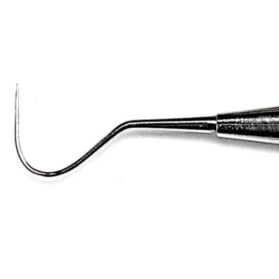 American Eagle #23 Single-Ended Explorer, Shepherd's Hook, Stainless Steel Tip, EagleLite Resin Handle, 3/8" (9.5mm), Black, 1/Pk, AEEXP23X thumbnail 12