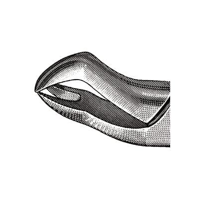 Hu-Friedy Presidential 88L Nevius Extraction Forceps, Upper 1st & 2nd Molars, Left, Split Beak, Stainless Steel, F88L thumbnail 11