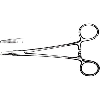 Hu-Friedy Mayo-Hegar Perma Sharp Needle Holder, 16 cm (6-1/4"), Tungsten Carbide Inserts, NH5042 thumbnail 12