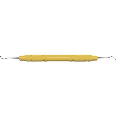 Sickle Scaler, #204S, Posterior, Double-Ended, EagleLite Resin Handle, 3/8", Yellow, AES204SX, 1/Pk thumbnail 11