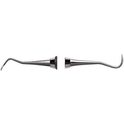 Hu-Friedy Nevi 1/H5 Sickle Scaler, Double-Ended, #7 Satin Steel Colours Handle, SNEV1/H57 thumbnail 9