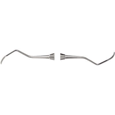 Nordent Columbia #4R-4L Universal Curette, Double-Ended, Standard Handle, Stainless Steel, RSCCO4R-4L thumbnail 4
