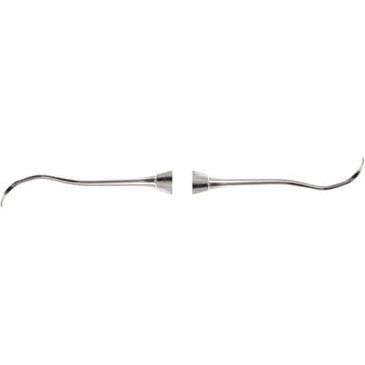 Nordent Sickle Scaler #204SD, Distal Posterior, Double-End, DuraLite ColorRings Handle, Stainless Steel, CESC204SD thumbnail 6