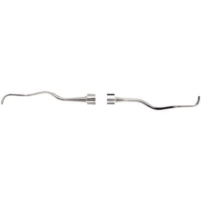 Nordent Classic Gracey Curette #15-16, Double-End, DuraLite ColorRings Handle, Standard Shank, Stainless Steel thumbnail 3