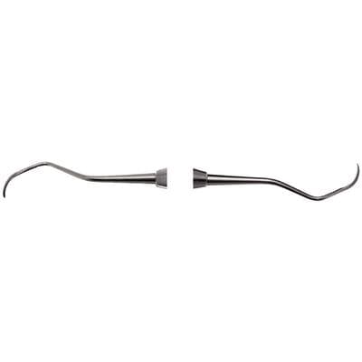 Nordent McCall Universal Curette #13S/14S, Double End, DuraLite ColorRings Handle, Stainless Steel, Each thumbnail 6