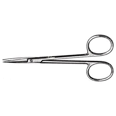 Miltex Vantage Iris Scissors, Straight, 4-1/8", Stainless Steel, V95-304 thumbnail 15